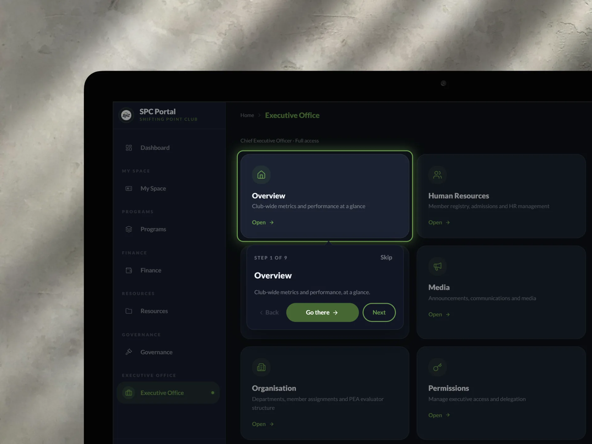 Shifting Point Club Member Portal